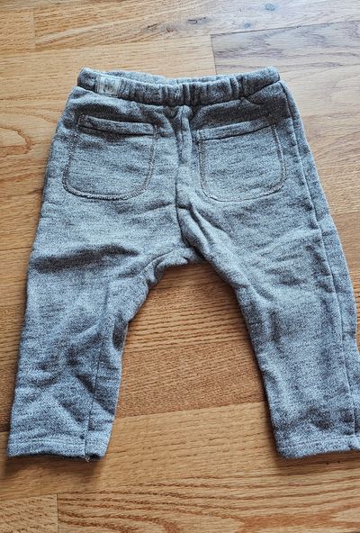 Zara Baby Boy Like new boys 9-12M sweatpants in heather brown 9-12 Months