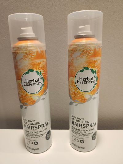 Herbal Essences Hair spray 2 8oz bottles Used only a handful of times, one bottle new and one almost