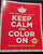 st martin NEW orig 12.99 keep calm color on adult coloring book