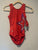 Snowflake Designs adult med chest 34-37  inches NEW retails:69.99 sparkly red leotard withe blue silver star No Women's - XL