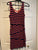 Loft pink and navy striped dress  Women's - M