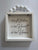 Small White Beaded Kitchen Sign