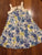 Jeannie and Jack white blue flower dress  4T