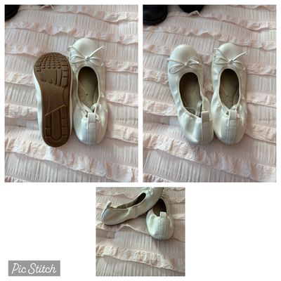 Ballet flats White girls ballet flats 3 (Big Kid)