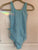 Lands end size 12- blue and white striped bathing Crossed back - Never worn 10-12