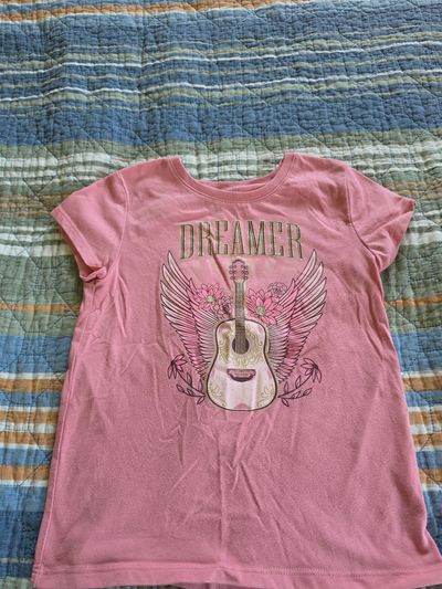 Childrens Place Size 5/6 Pink Dreamer Tee 6T/6