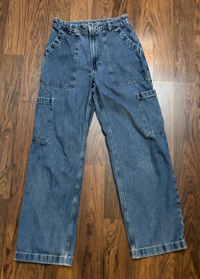 Divided h & m Blue cargo Women's 6
