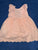 Blueberry Boulevard Peach ruffle sleeve dress with element flowers 3T