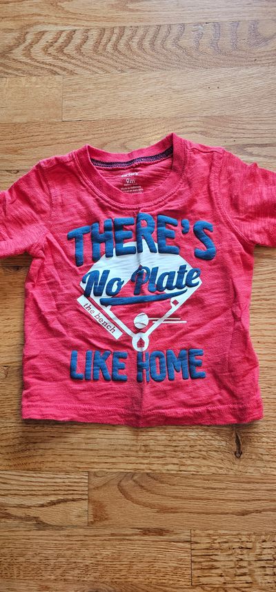 Carter's Like new Baseball theme graphic t-shirt 9 Months