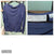 Simonton says Blue long sleeve scrunch side top Women's - M