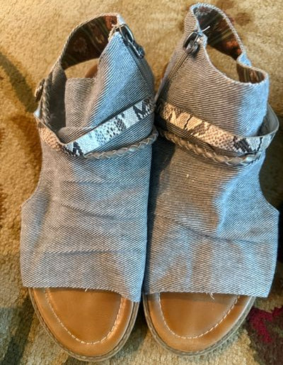 Blowfish Gray sandals 10 (Adult)