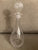 Glass Wine decanter with stopper