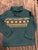 Jumping Beans Green bears shawl neck cozy fleece sweater top 5T/5