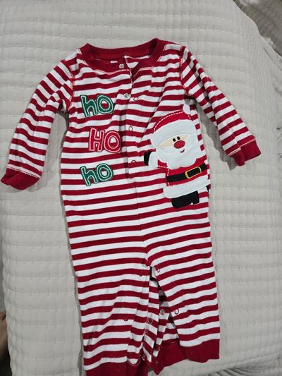Koala Kids Santa romper with buttons 12 Months
