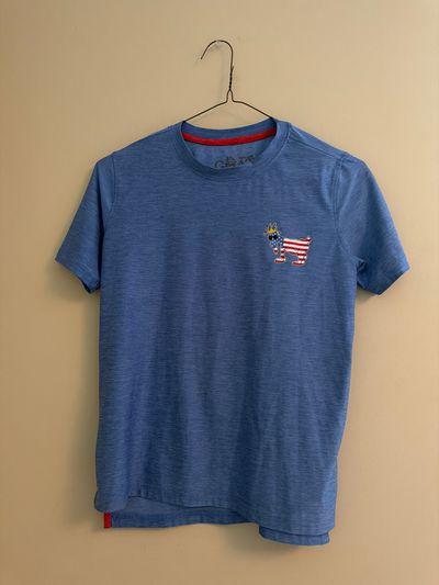GOAT USA Large Blue Tshirt 10-12