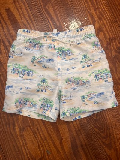 Janie and Jack Swim trunks with mesh lining 5T/5
