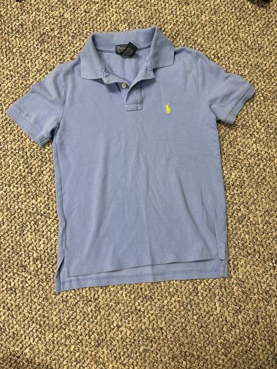 Polo Ralph Lauren Light Blue Polo Shirt 7-8