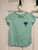 Jumping Beans teal heart tshirt performance t-shirt with heart detail 5T