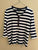 Ralph Lauren Ribbed Navy Striped Top Women's - XL