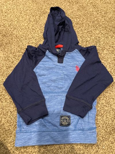 US Polo Association blue and navy hoodie  2T