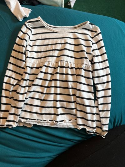 The childrens place White with black stripes 24 Months