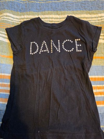 The Children's Place Black Dance Tee 6T/6