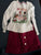 Tahari set maroon skirt with fall long sleeve t  6T/6