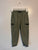 Wonder Nation Olive Green Joggers w Black Zipper Accents 3T