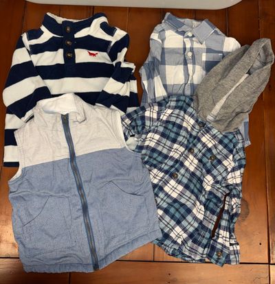 Little boys 9 month winter bundle. Carters Little boys 9 month winter bundle. Carters 9 Months