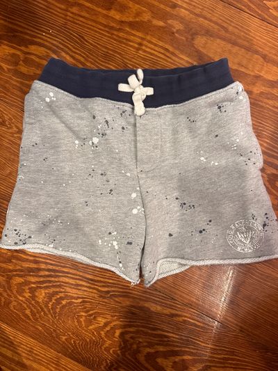 Polo Ralph Lauren Gray paint splatter jogger shorts 4T