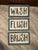 Bathroom wall hanging decor. Wash, Flush, Brush. E Bathroom wall hanging decor. Wash, Flush, Brush. Each one is 10X6