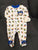 Target Long sleeve Badger onesie pjs with snaps with tags never worn 0-3 Months