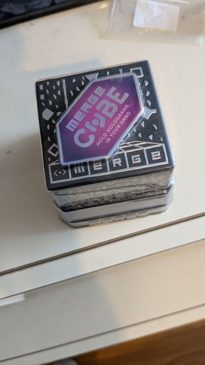 Merge cube hold, view, and interact with digital 3D objects with your phone