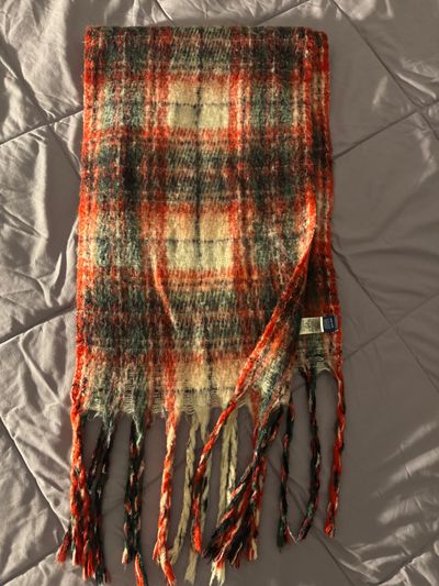 Old Navy Red Plaid Scarf
