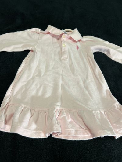Ralph Lauren Pink polo dress 9 Months