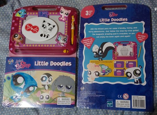 Hasbro littlest pet shop NEW  1399 on amazon Little doodles book and etch a sketch