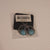 Paparazzi  Silver Turquoise Hook Earrings