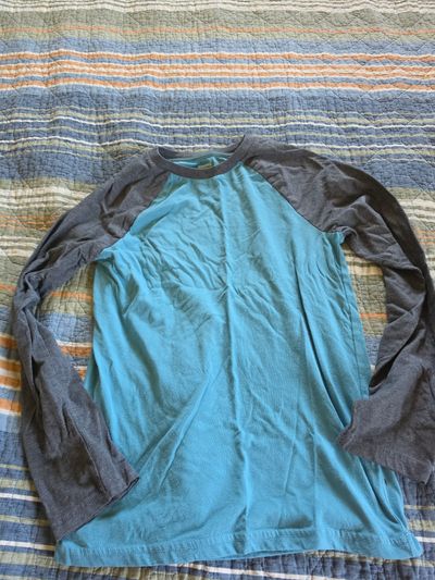 Sonoma Teal/Gray L/S 14-16