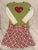 Gymboree Size 6 corduroy skort with matching size 7 long sleeve top 6T/6