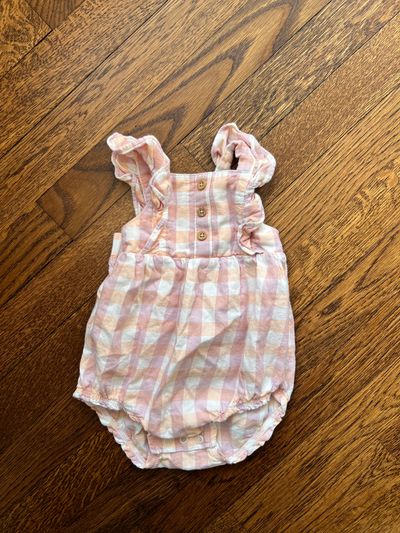 Carters gingham bubble  9 Months