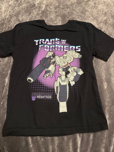 Transformers Short sleeved top Megatron licensed tshirt 5T/5