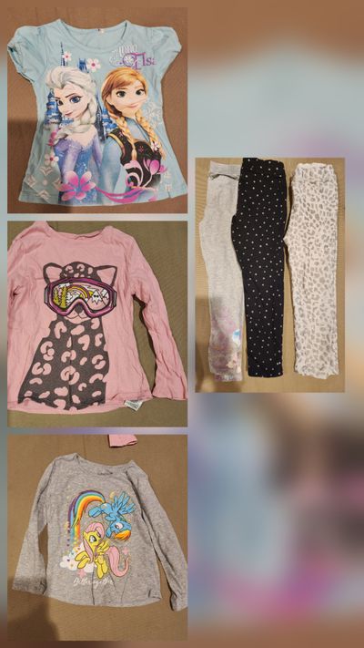 Jumping beans old navy Lot of 5t,  3 x top. 3x leggings 5T/5