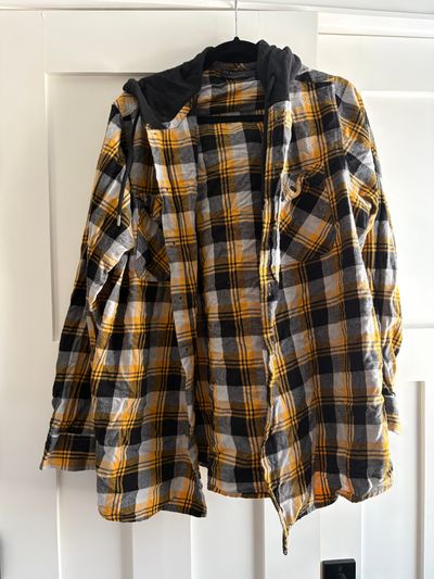 No boundaries Hooded flannel Men's - 2X