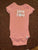 Gerber Pink with white "Love you" short sleeve onesie 12 Months