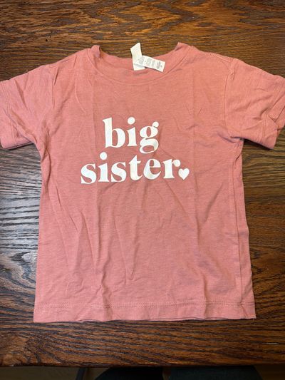 Big sister tee Top 2T