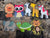 Lot of Painted Animal Wooden Shapes