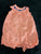 Just for you Peach flowered summer romper with navy blue butterfly accentsll 12 Months