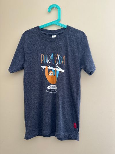Blue Costa Rica Pura Vida Tshirt 10-12