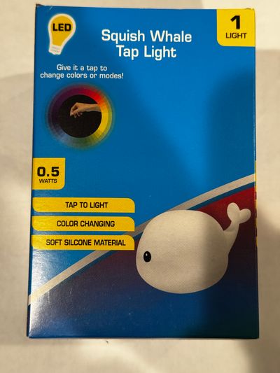 Brand New Color Changing Whale LED Light For Kids Brand New Color Changing Whale LED Light For Kids Room.