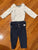 H&M 1-2mo two piece sailor outfit 0-3 Months